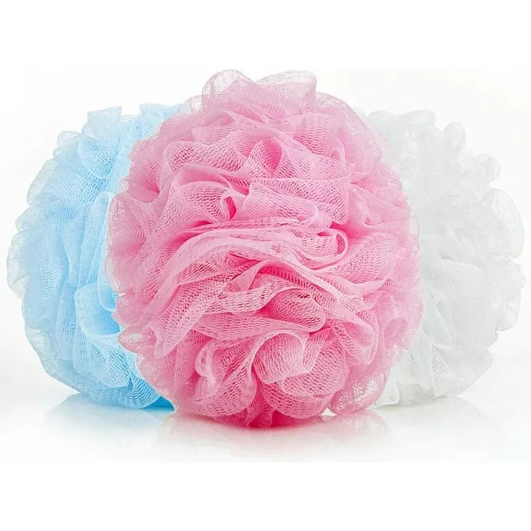 Touch Me Net Flower Bath Sponge by Pasteur Pharmacy, soft and exfoliating bath sponge for gentle cleansing.