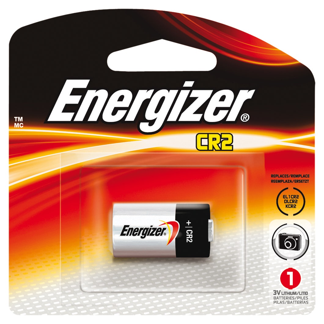 Energizer CR2 3V lithium battery in pack, small cylindrical battery for cameras and electronic devices, by Pasteur Pharmacy