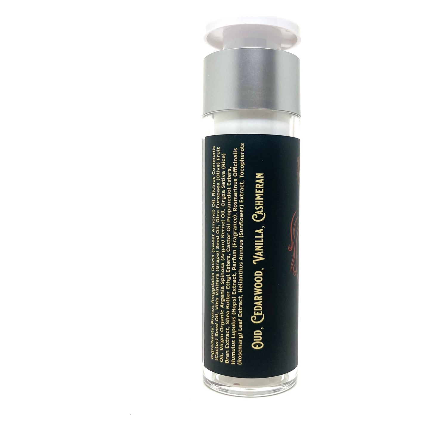 Wholly Kaw Black Beard Oil in 1.69 fl oz bottle, nourishing beard care product from Pasteur Pharmacy with natural ingredients.