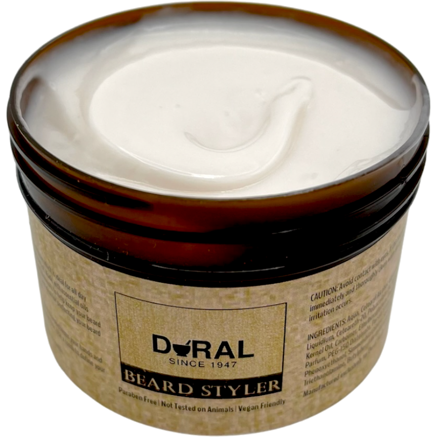 Dural Beard Styler by Pasteur Pharmacy, 150ml beard styling product with a sleek container and label.