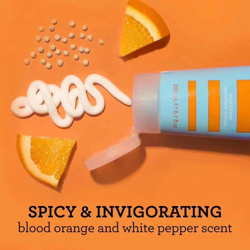 Pasteur Pharmacy Bliss Blood Orange and White Pepper Body Butter 200ml jar with orange and pepper imagery.