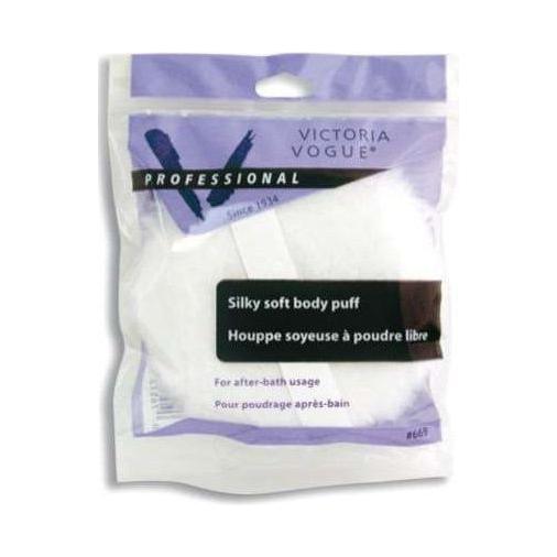 Victoria Vogue silky soft body puff sponge by Pasteur Pharmacy, gentle exfoliating bath accessory for smooth skin.