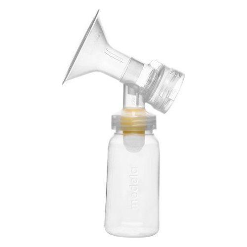 Medela Symphony and Lactina hospital-grade double breast pump kit with tubing, flanges, and collection bottles for breastfeeding.