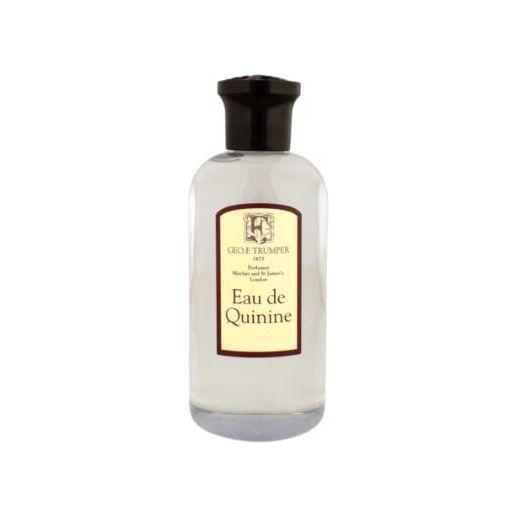Geo. F. Trumper Quinine Cologne 200 ml bottle, natural fragrance with classic packaging, displayed on a white background.