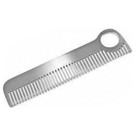 Chicago Comb Model No. 1 matte by Pasteur Pharmacy, a durable plastic comb with fine and wide teeth for styling and detangling.