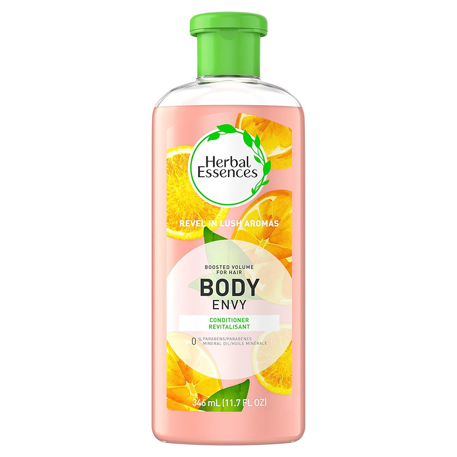 Herbal Essences Body Envy Conditioner for volume, 11.7 fl oz, showcasing the conditioner bottle with vibrant label.