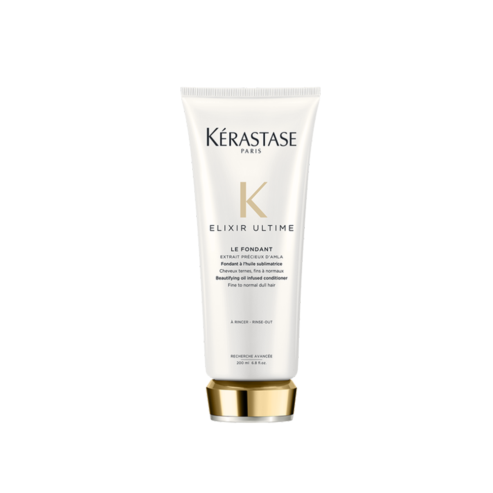 Kerastase Elixir Ultime Le Fondant conditioner 200ml, smooth and nourishing hair conditioner with a luxurious formula.