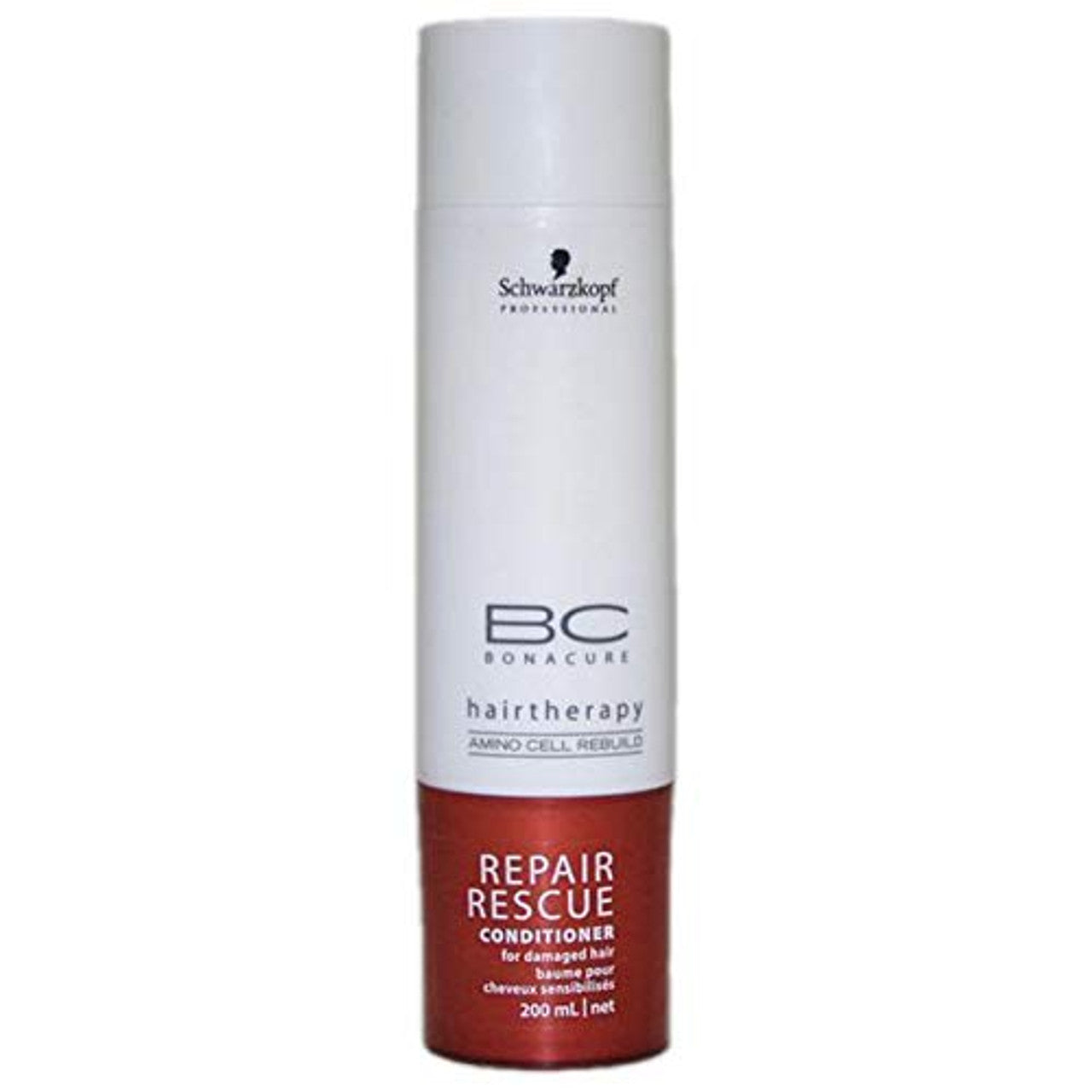 Schwarzkopf Repair Rescue Conditioner in a 6.8oz bottle, designed to nourish and strengthen damaged hair.