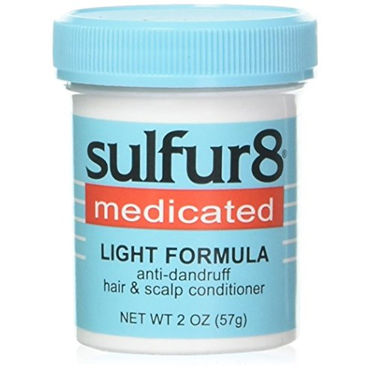 Sulfur8 CD 2% light formula conditioner in a 2 oz bottle, designed for scalp and hair care, by Pasteur Pharmacy.