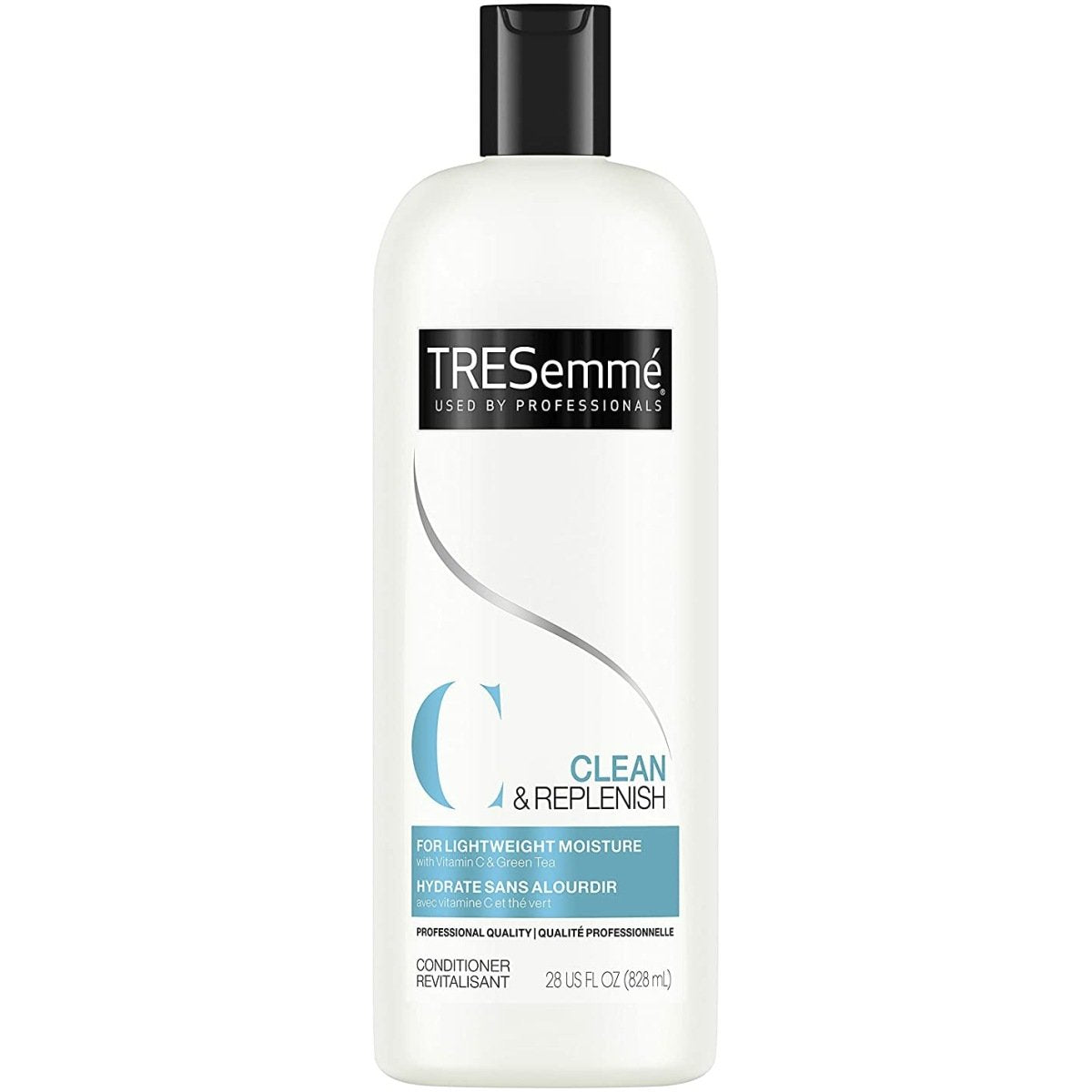 TRESemmé Deep Cleansing Conditioner by Pasteur Pharmacy, 28 oz, showing the sleek bottle with product label.