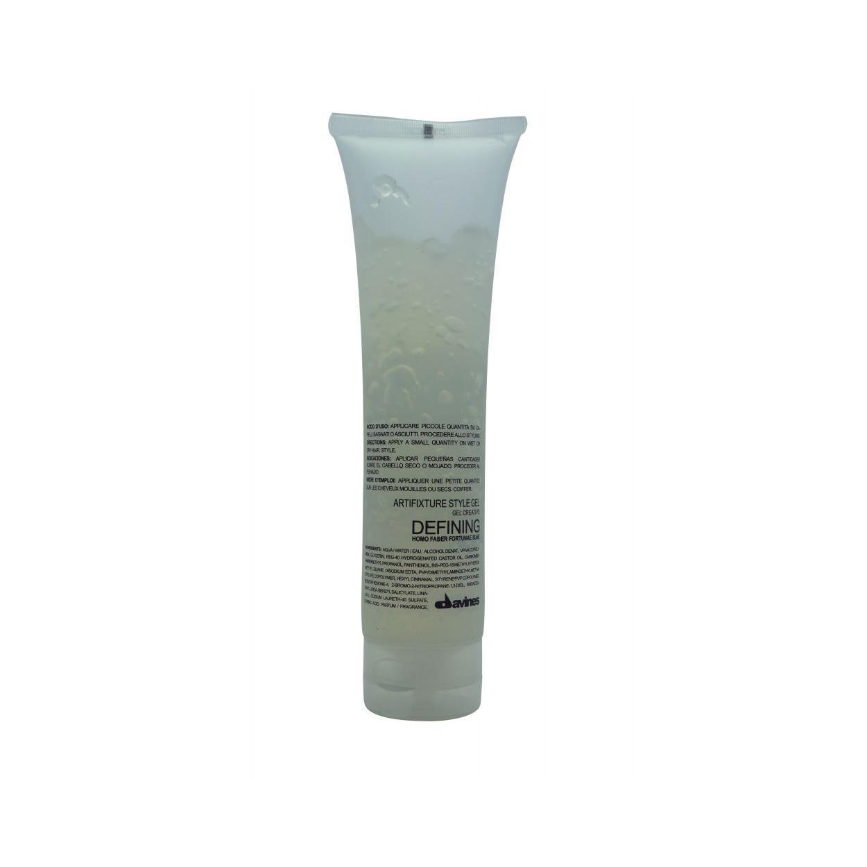 Davines Gel Defining System Artifixture Style in 150ml bottle, conductivity gel for styling and defining hair.