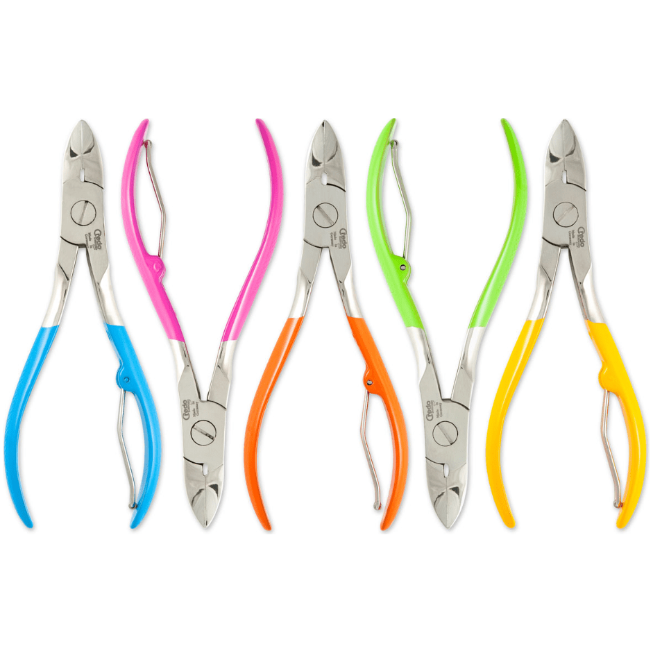 Assorted color Credo Cuticle Nipper by Pasteur Pharmacy, 10 cm, for precise cuticle grooming in cosmetics.