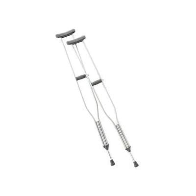 Cardinal Health standard tall crutches with padded arm supports and hand grips, designed for mobility assistance.