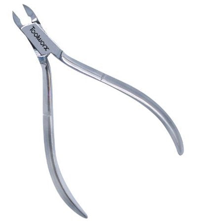 Toolworx precision cuticle scissors with hidden spring, 0.5 inch, designed for professional nail and cuticle care.