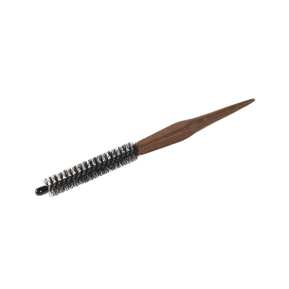 Mini Styler hairbrush by Bürstenfabrik Keller with mixed boar and nylon bristles, approximately 15mm for gentle styling.