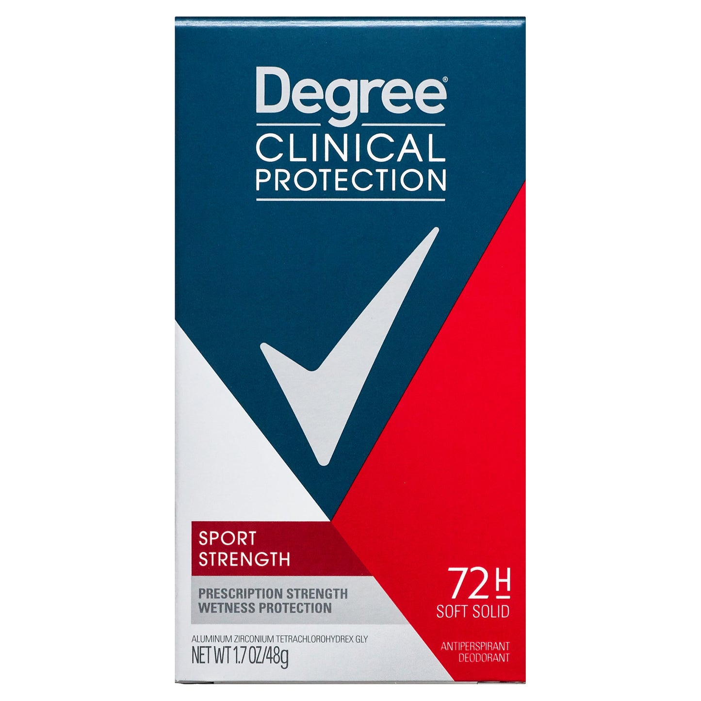 Degree Men Clinical Protection Sport Strength antiperspirant stick by Pasteur Pharmacy, 1.7oz, for effective odor and sweat protection