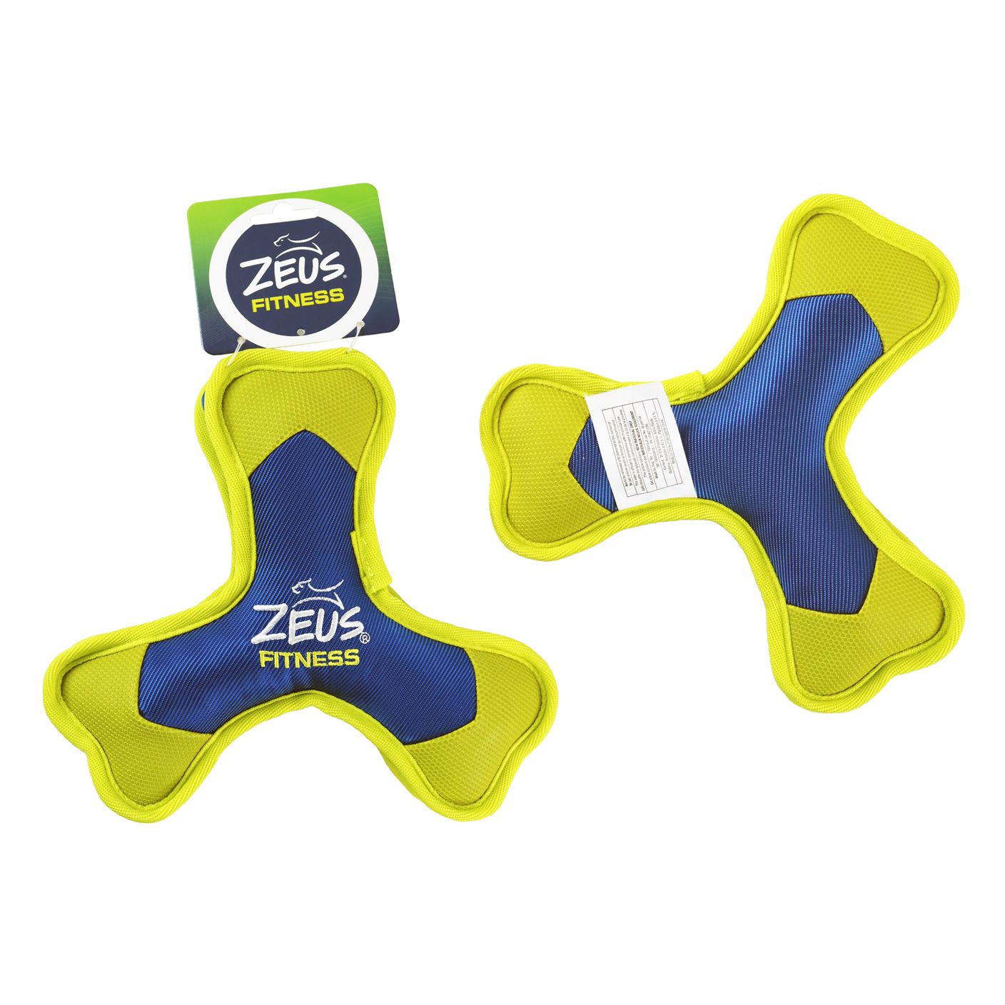 Durable Zeus K9 Fitness dog toy by Pasteur Pharmacy, tough nylon construction designed for chewers, color may vary.