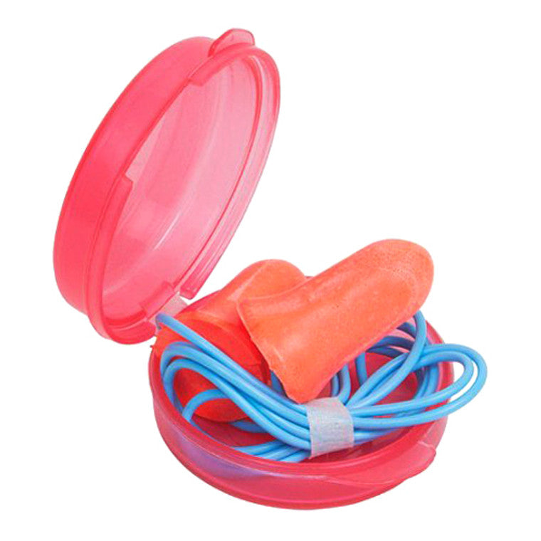 Apex Foam Ear Plugs with Cord from Pasteur Pharmacy, soft foam ear protection for noise reduction and comfortable wear.