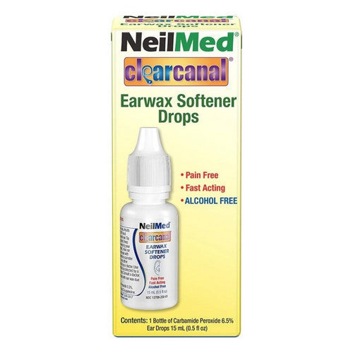 Pasteur Pharmacy McKesson Ear Wax Removal Drops in 0.5 fl oz bottle, designed for ear care and wax removal.