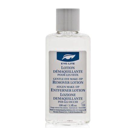 Mavala Switzerland Eye-Lite Eye Makeup Remover Lotion in 3.3 oz bottle, gentle formula for removing eye makeup.