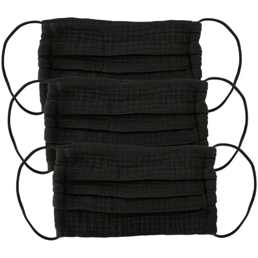 Black KitSch face masks by Pasteur Pharmacy, showing comfortable and breathable fabric masks for everyday wear.