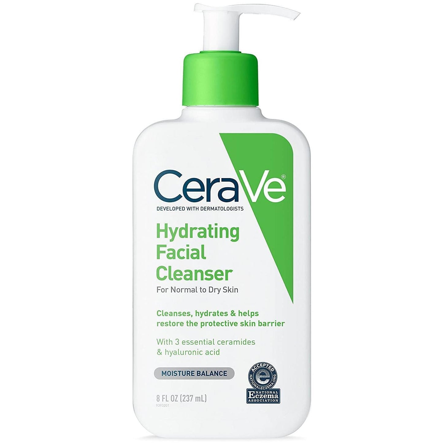 CeraVe Hydrating Facial Cleanser for daily face washing, gentle and hydrating skincare product from Pasteur Pharmacy.