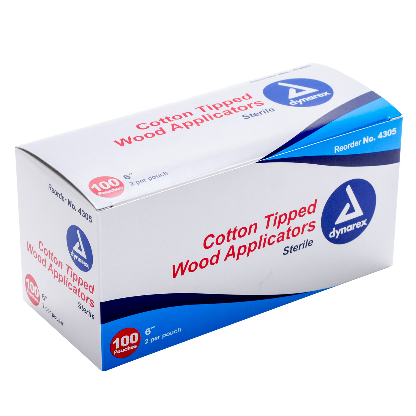Sterile cotton tipped applicators from Pasteur Pharmacy, first aid swabs in a 200-pack for wound cleaning and medical use.