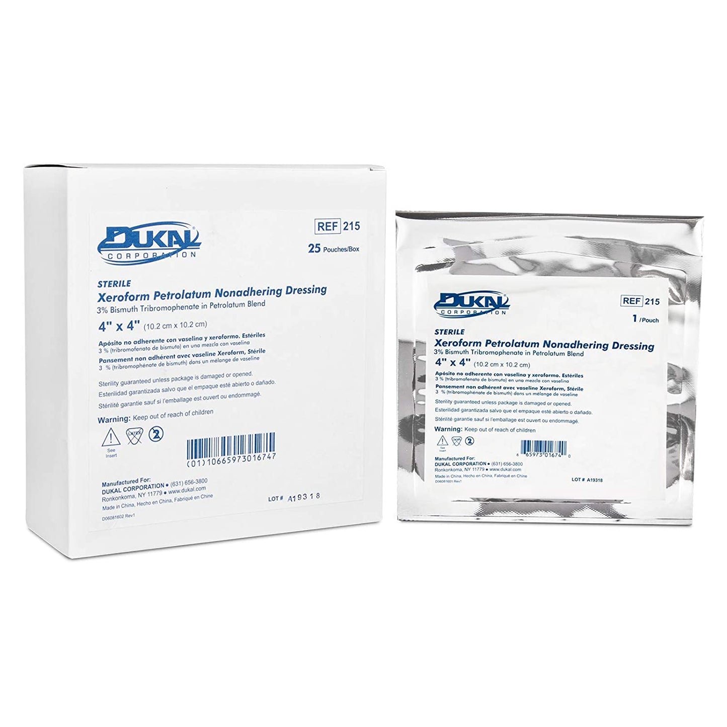 Sterile Dukal Petrolatum Gauze for first aid, showing soft, sterile gauze with petrolatum for wound care and healing.