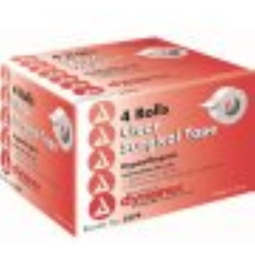 Dynarex Surgical Transparent Tape, 3-inch by 10 yards, first aid medical tape for wound care and dressing fixation.