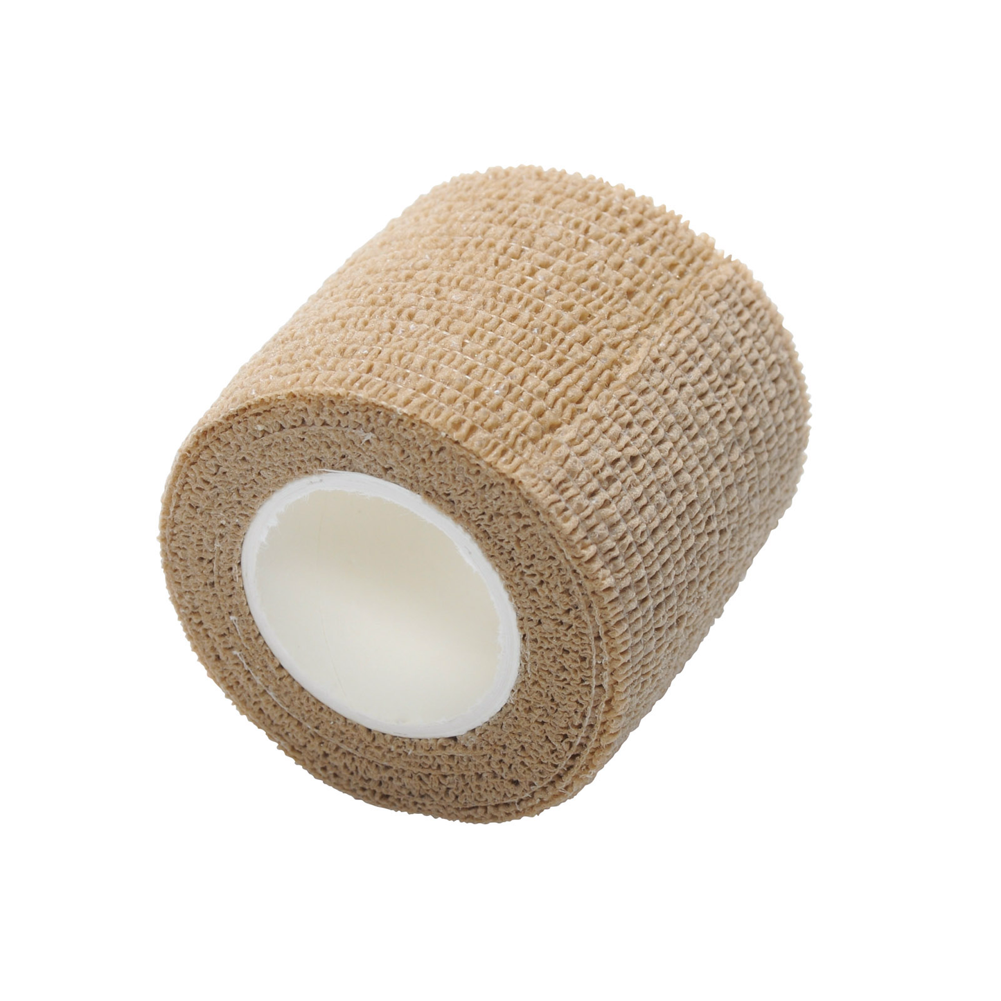 Self-adherent tan Sensi Wrap by Pasteur Pharmacy, 2x5 yards, used for secure, flexible first aid bandaging.