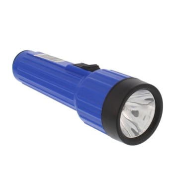 Howard Berger Co flashlight in assorted colors, compact handheld flashlight with bright LED light and durable design.