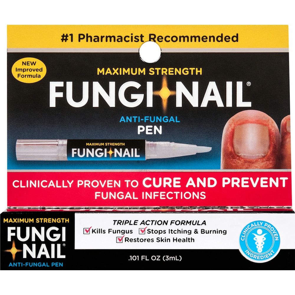 Pasteur Pharmacy Fungi Nail Anti Fungal Pen for foot care, maximum strength, 0.101 fl oz, applied to affected toenails.