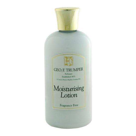 Geo. F. Trumper fragrance-free moisturizer in 100ml bottle, gentle skincare product by Pasteur Pharmacy.
