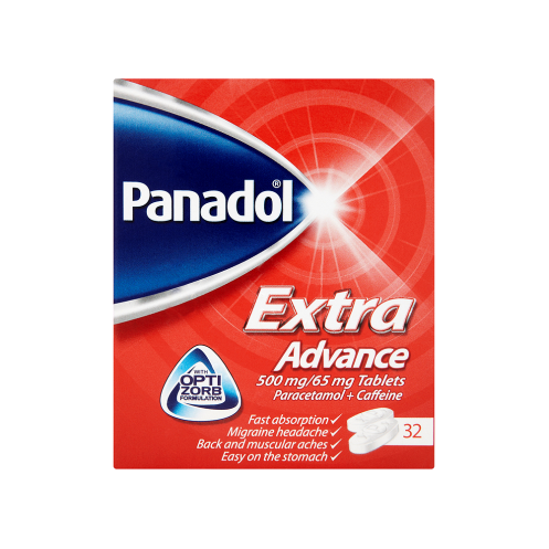 Graphics tablets of Nature's Best Sport Panadol Extra Advance by Pasteur Pharmacy, featuring detailed packaging and branding