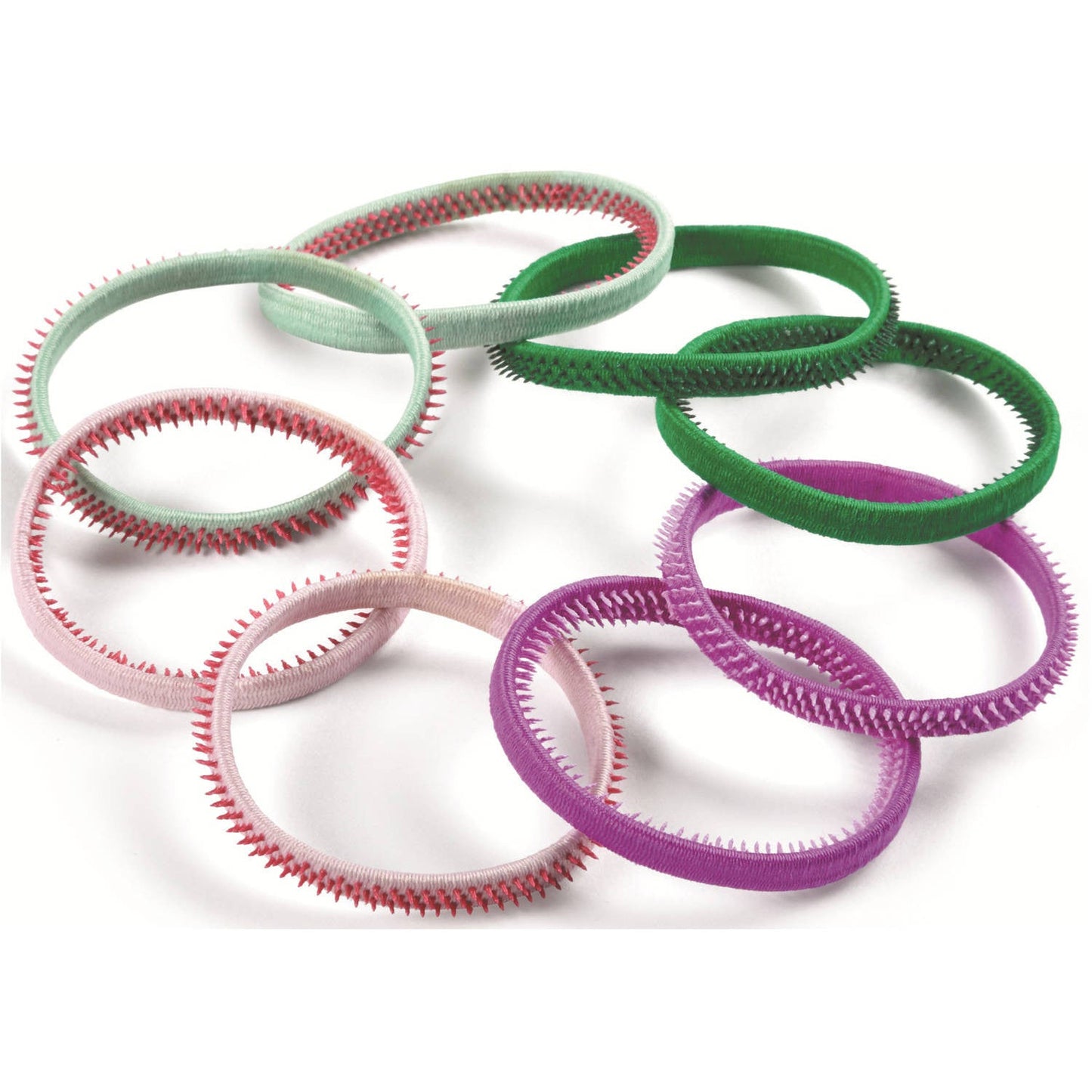 Sparkly neon Goody SlideProof hair tie elastic from Pasteur Pharmacy, designed for secure and stylish hair styling.