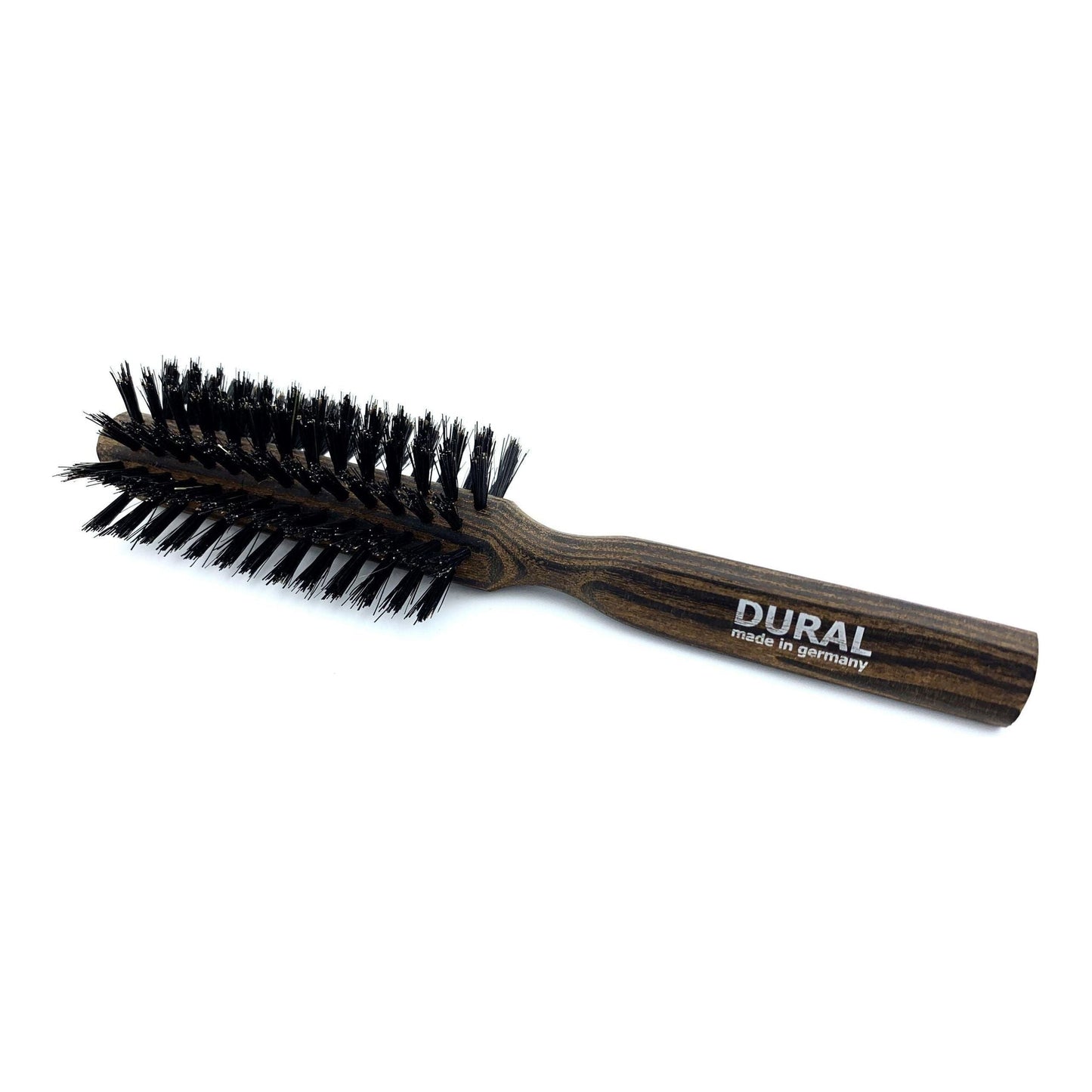 Dural Hair Brush by Pasteur Pharmacy with half-round shape, thermo ash wood handle, boar bristles for gentle styling and detangling