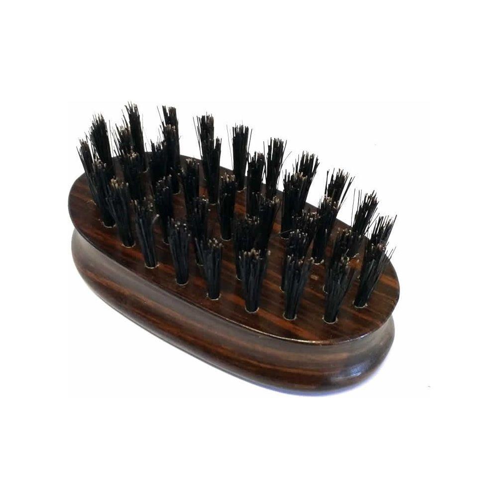Handmade wooden hair brush by Speert, featuring natural wooden bristles and ergonomic design for gentle grooming.