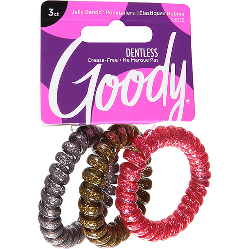 Goody Coils Trend Glitter hair care product in a sleek container, designed for styling and hair accessories.