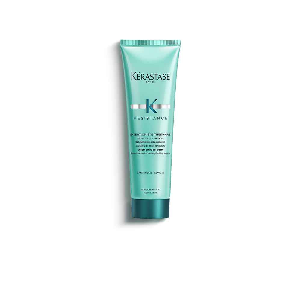 Kerastase Resistance Ciment Thermique Hair Care milk in 150ml bottle, ideal for strengthening damaged hair and heat protection