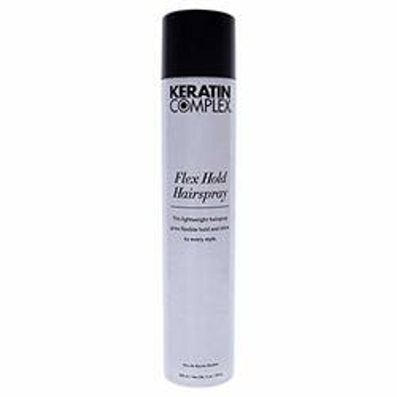 Keratin Complex Flex Hold Hairspray 9 Oz by Pasteur Pharmacy, hair care product with strong hold and flexible styling.