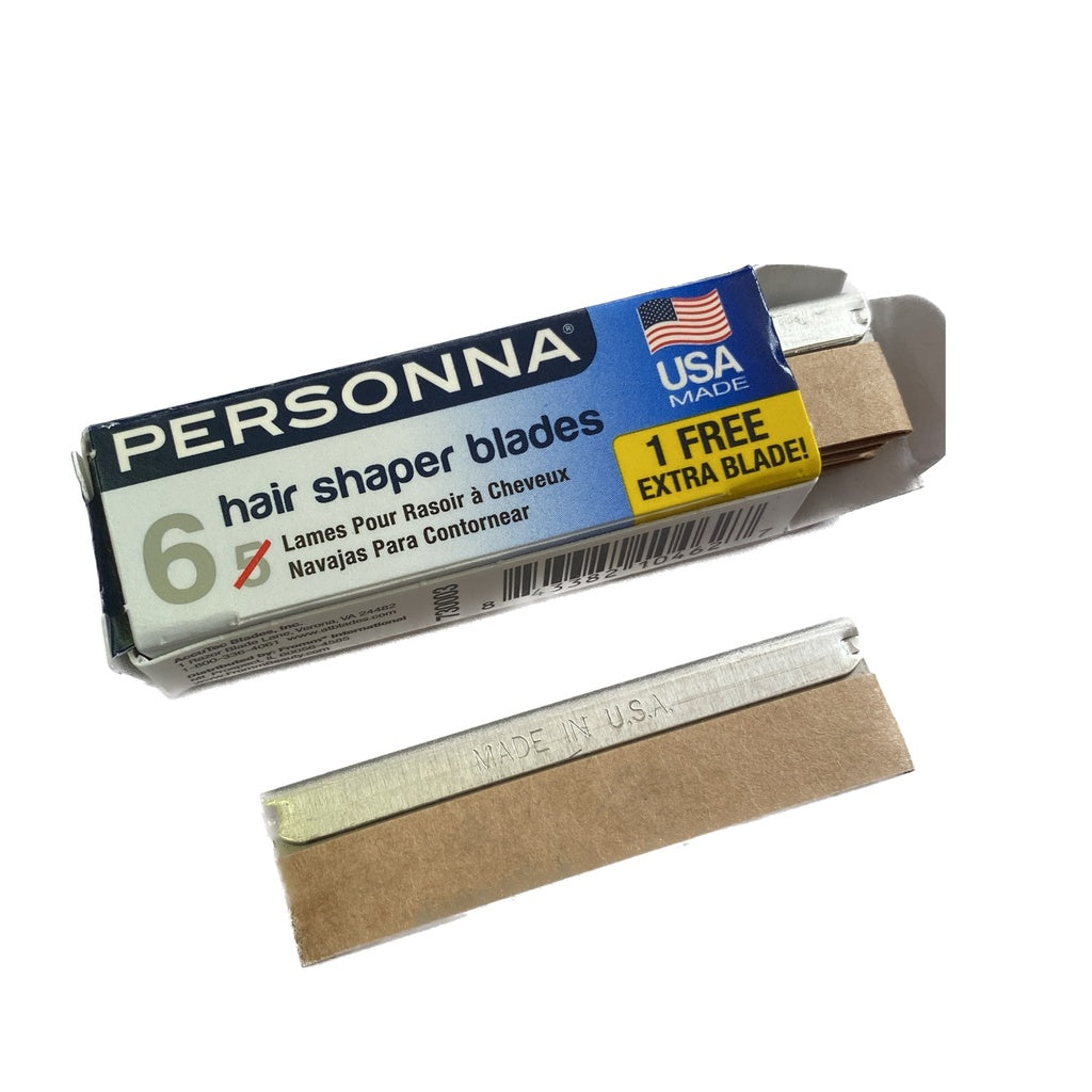 Personna Hair Shaper blades for hair care, featuring precision cutting edges for styling and grooming.