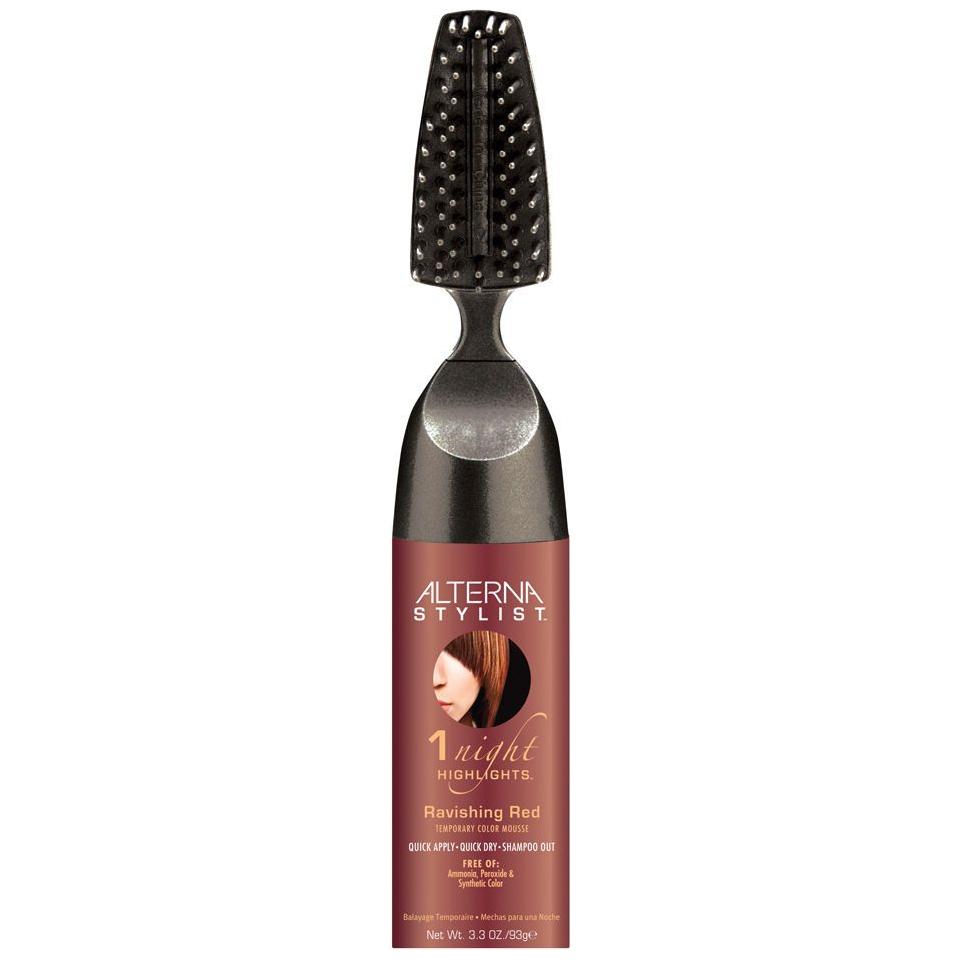 Alterna Stylist One Night Highlights Ravishing Red hair color in 93g tube, featuring vibrant red shade for temporary hair highlights