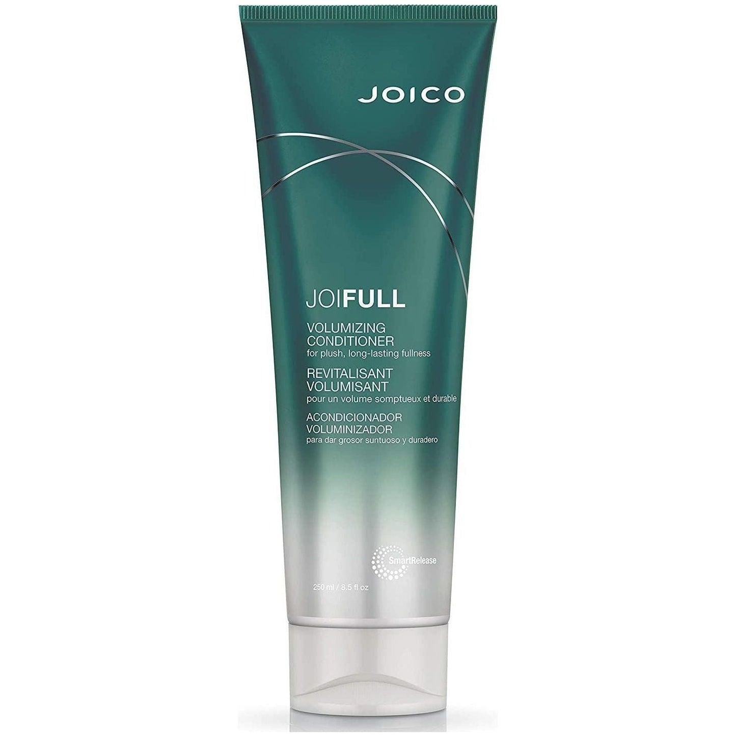 Joico JoiFull Volumizing Conditioner in 8.5 oz bottle, nourishing hair with added volume and shine.