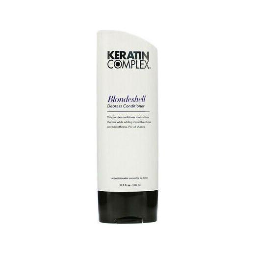 Keratin Complex Blondeshell Debrass Conditioner 13.5 oz for blonde hair, natural shine, and brass reduction, by Pasteur Pharmacy.