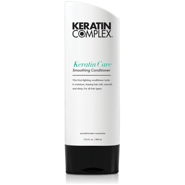Keratin Complex Smoothing Care Hair Conditioner in 13.5 oz bottle, designed to gently condition and smooth hair.