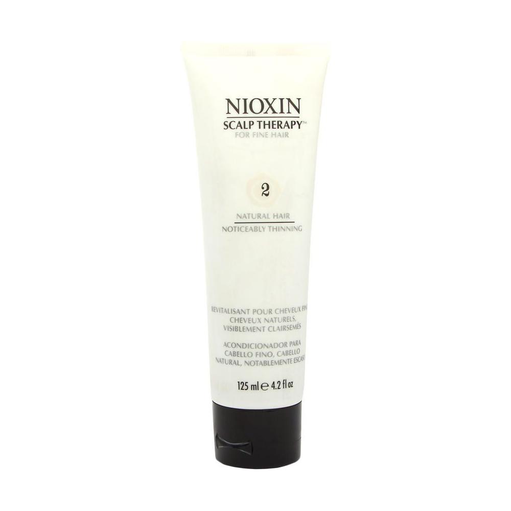 Nioxin Scalp Therapy System 2 Hair Conditioner in 4.2 fl oz bottle, designed to nourish and strengthen hair and scalp.