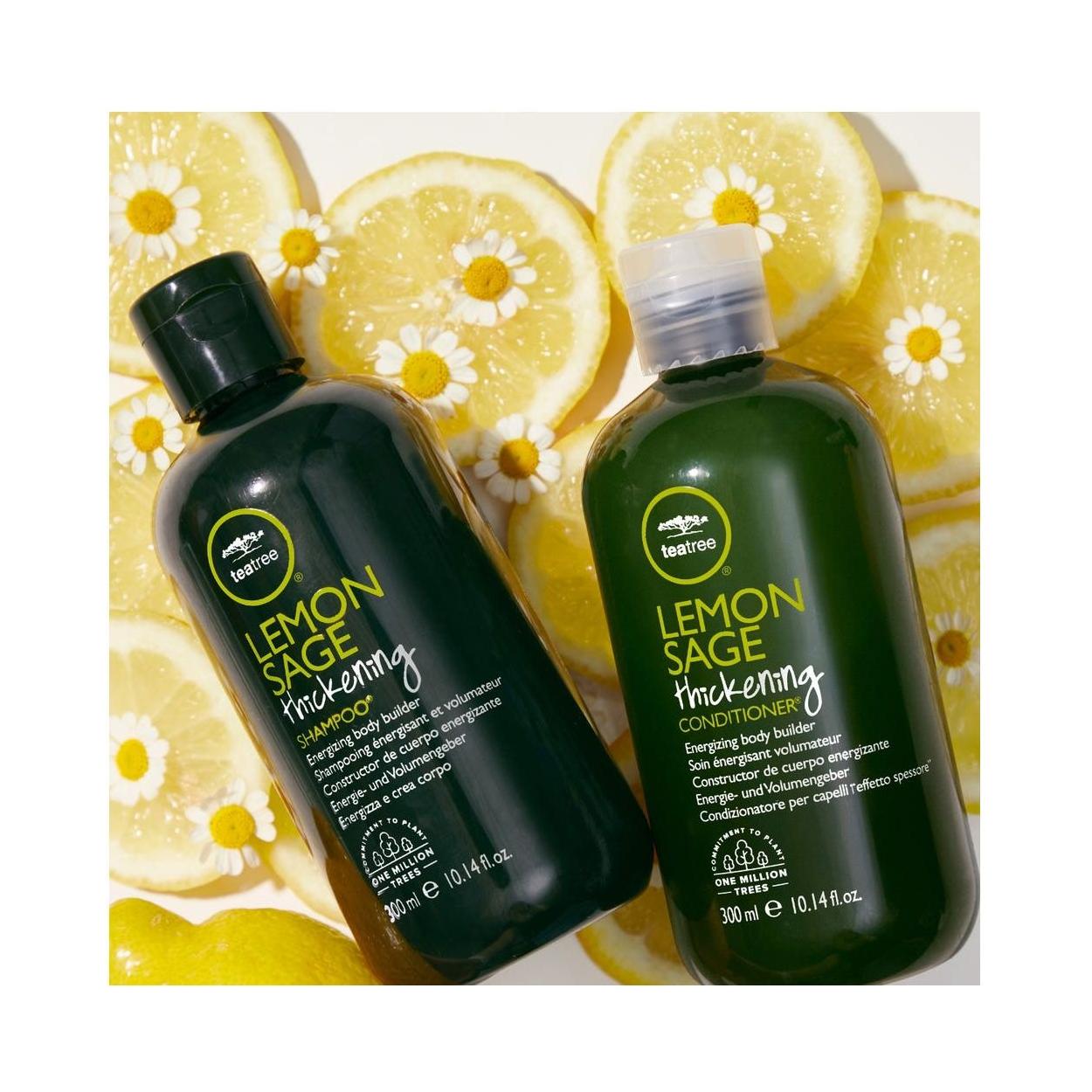 Paul Mitchell Lemon Sage Thickening Conditioner, 10.14 oz, hair conditioner with lemon and sage for fuller hair.