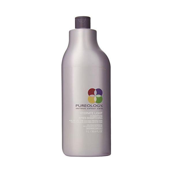 Pureology Hydrate Light Conditioner in 33.8oz bottle, nourishing hair conditioner with lightweight hydration for all hair types