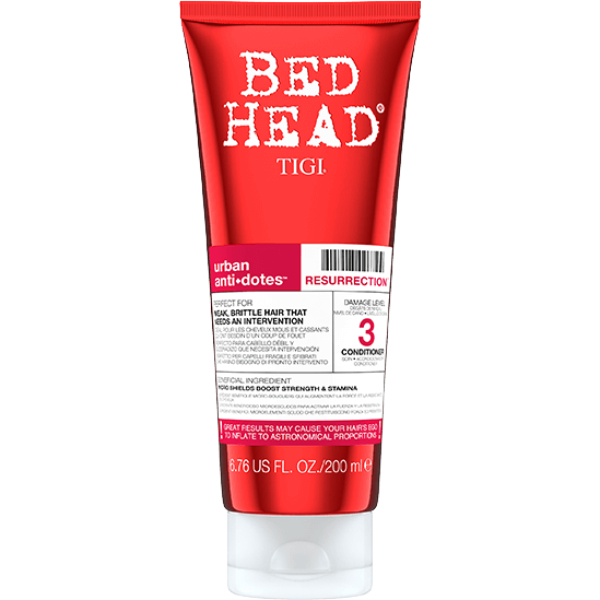 Tigi Bed Head Urban Anti+dotes Resurrection Hair Conditioner 200ml, nourishing and revitalizing for damaged hair.
