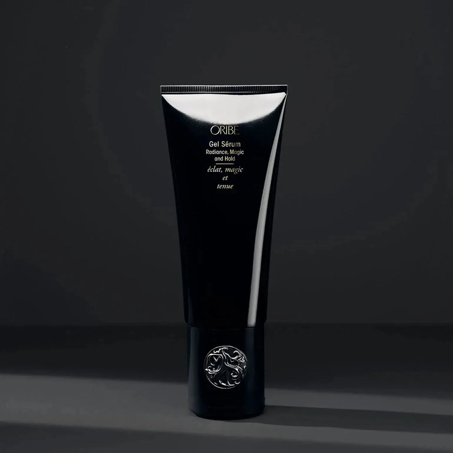 Oribe Gel Serum Radiance, Magic & Hold for hair, 150ml bottle, smooth and shine-enhancing hair gel serum.